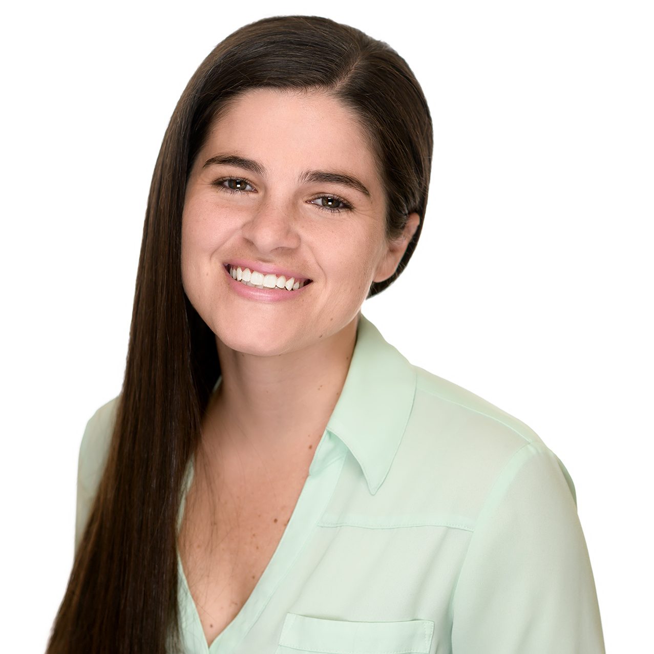 Female headshot on a pure white background.