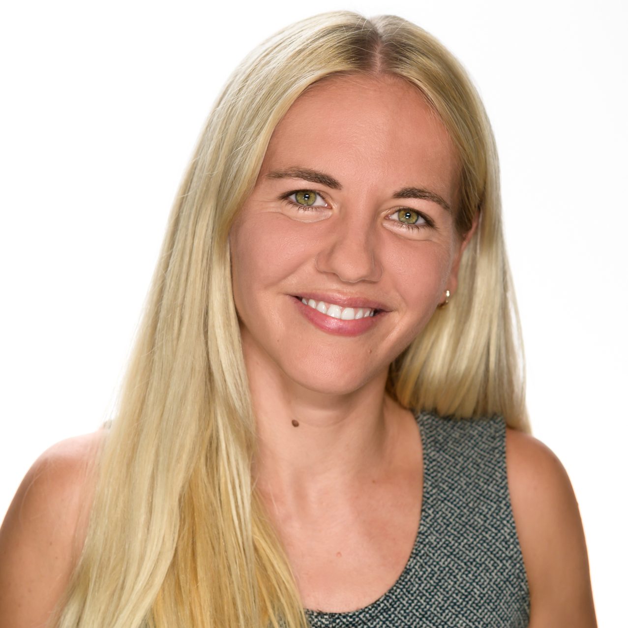 Female headshot on a pure white background.
